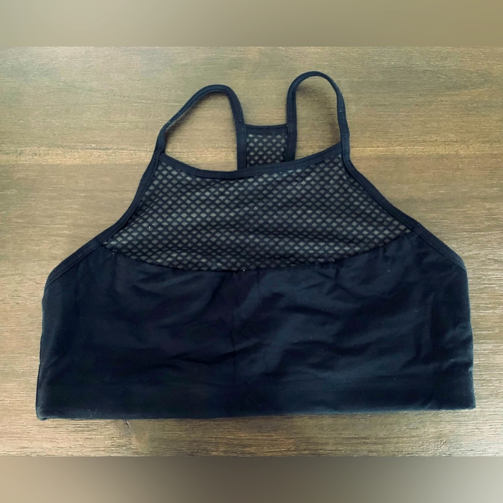 Gap Body | Black Mesh Sports Bra